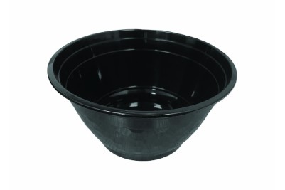48oz/1350ml Black Plastic Microwaveable YQ-6813 Round Bowls with Lids