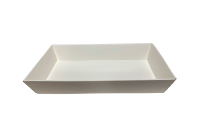 Extra Small White Tray & Lids 115x60x20mm