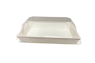 Extra Small White Tray & Lids 115x60x20mm