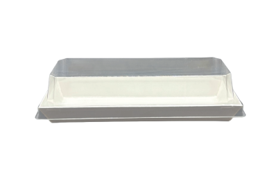 Small White Tray & Lids 135x90x20mm