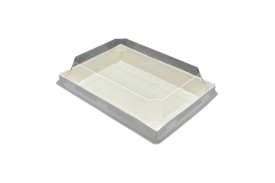 Medium White Tray & Lids...