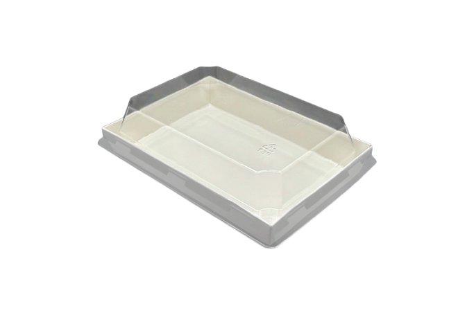 Medium White Tray & Lids 160x105x20mm
