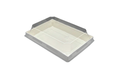 Medium White Tray & Lids 160x105x20mm