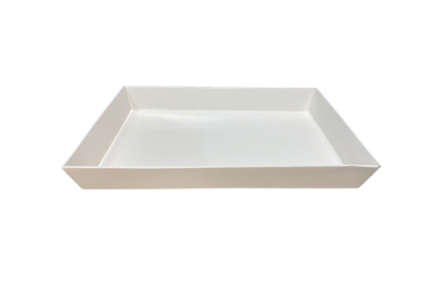 Medium White Tray & Lids 160x105x20mm