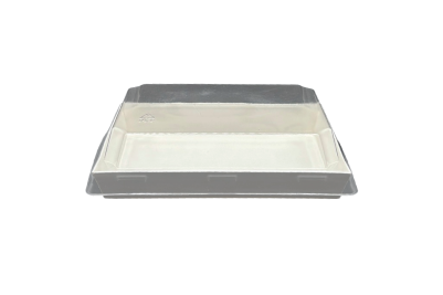 Medium White Tray & Lids 160x105x20mm