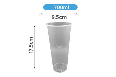 700ml PP Bubble Tea Cups