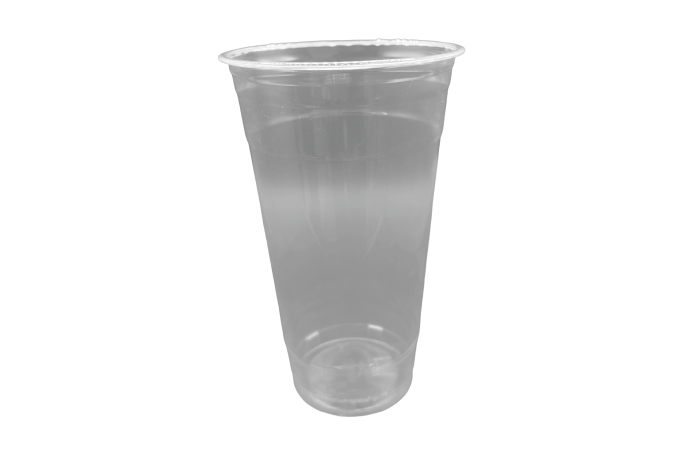 20oz Clear Plastic Recyclable Tumbler Milkshake Cups
