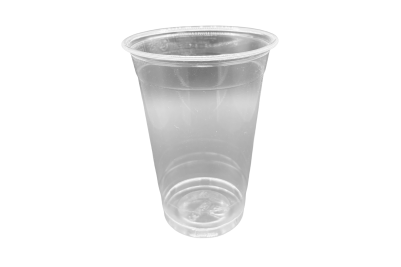 16oz Clear Plastic Recyclable Tumbler Milkshake Cups