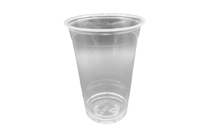 12oz Clear Plastic Recyclable Tumbler Milkshake Cups