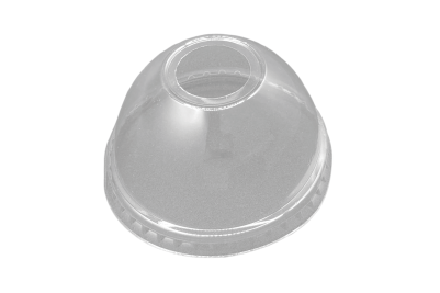 80mm Clear Plastic DL80 Dome Lids with Hole