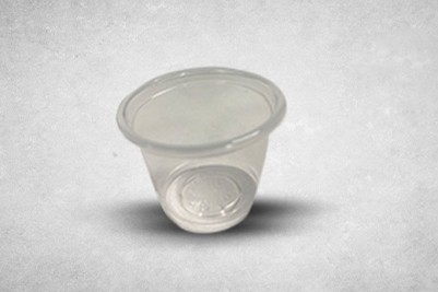 1oz Clear Plastic Recyclable Portion Pots with Lids