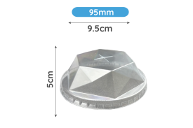 95mm Clear Plastic...