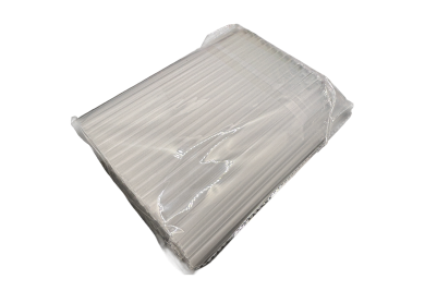 9x210mm Clear Plastic Recyclable Straight Straws