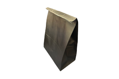 Small Black Paper Biodegradable Grab Bags