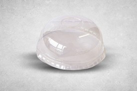 78mm Clear Plastic Recyclable DL78 Open Domed Lids