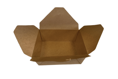 45oz Brown/Kraft Recyclable No8 Takeaway Boxes