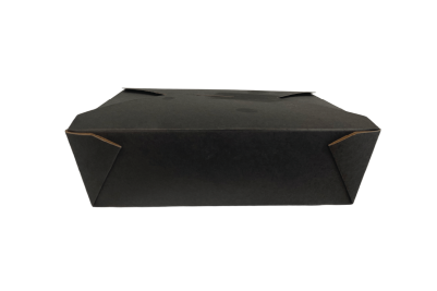 66oz Black/Kraft Recyclable No3 Takeaway Boxes