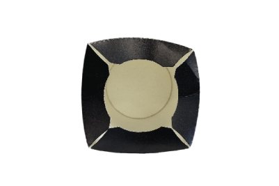 12oz Black Laminated Paper Recyclable McFlurry Style Ice Cream Tubs