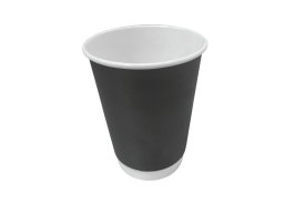 8oz Black Recyclable Flat...