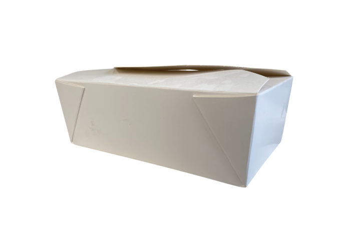 28oz White Recyclable No6 Takeaway Boxes