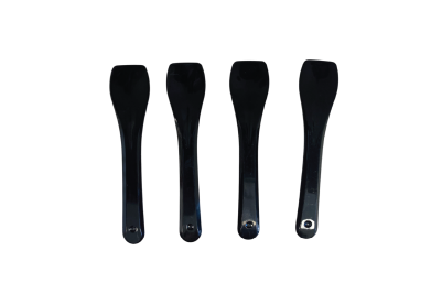 1kg Black Plastic Recyclable Ice Cream Spoons