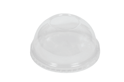 8oz Clear Plastic Recyclable Ice Cream Dome Lids