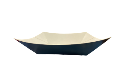 12oz Black Cardboard Recyclable Food Trays