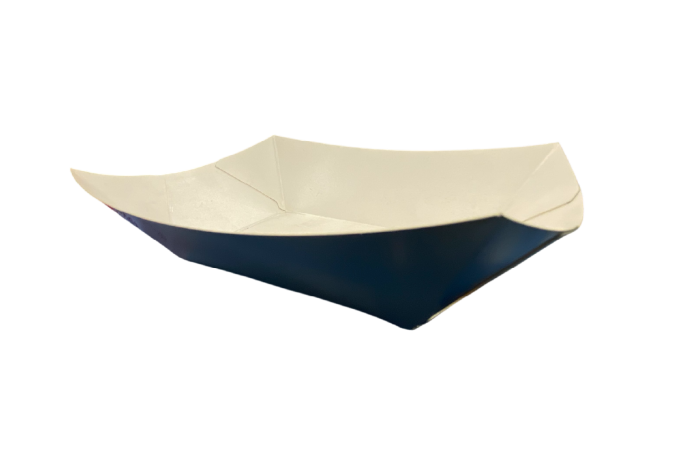 12oz Black Cardboard Recyclable Food Trays