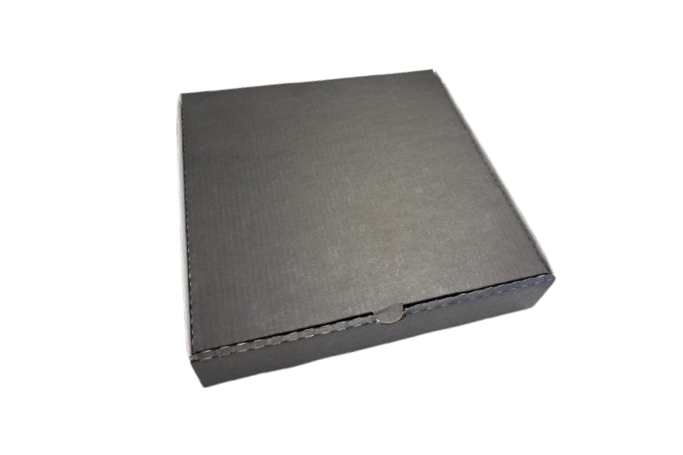 7 inch Black Cardboard Biodegradable Corrugated Pizza Boxes