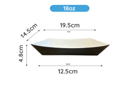 22oz Black Cardboard...