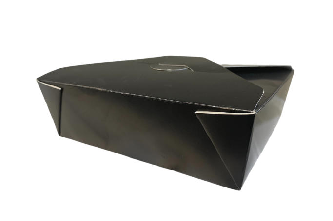 40oz Black Recyclable No5 Takeaway Boxes
