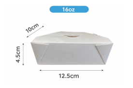 16oz White Recyclable No1...