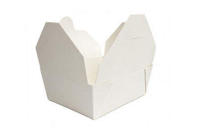 16oz White Recyclable No1 Takeaway Boxes