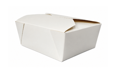 16oz White Recyclable No1 Takeaway Boxes