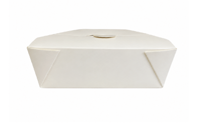 16oz White Recyclable No1 Takeaway Boxes