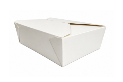 66oz White Recyclable No4 Takeaway Boxes