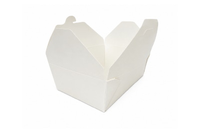 66oz White Recyclable No4 Takeaway Boxes