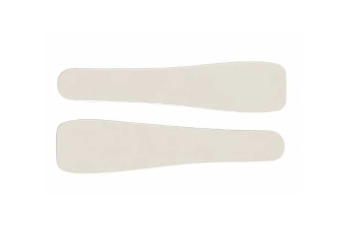 White Paper Recyclable Ice Cream Spoons