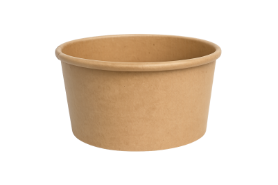 12oz Brown/Kraft Recyclable Soup Cups