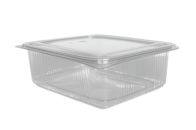 1500ml Clear Plastic Recyclable Hinged Containers