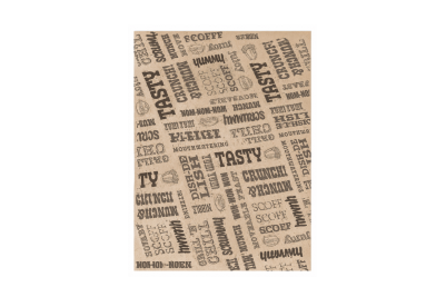 50×33.5cm Tasty Yummy Recyclable Greaseproof Paper