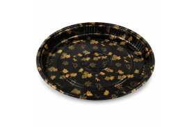 283x283x40mm Black Plastic...