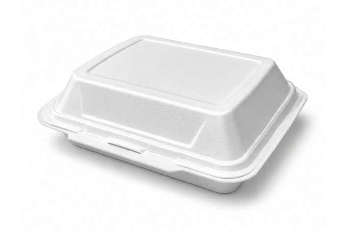 IP4/3 3 Compartment Large Square Meal Box