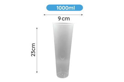 1000ml PP Bubble Tea Cups
