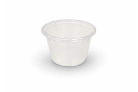 4oz Clear Plastic...