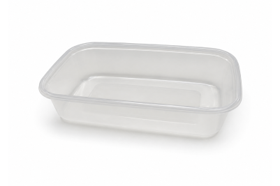 500ml Clear Microwaveable Plastic Rectangular Pistachio Containers with Lids