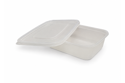 650ml Clear Microwaveable Plastic Rectangular Pistachio Containers with Lids