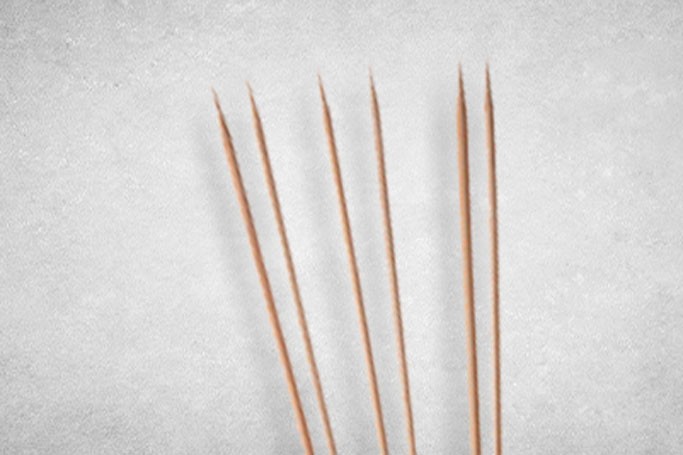 8″ Wooden Biodegradable Skewers