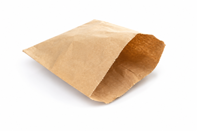 10″x10″ Brown/Kraft Paper Biodegradable Bags