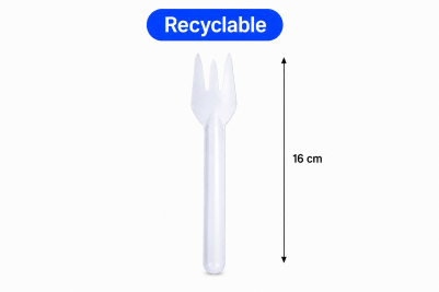 White Paper Recyclable Forks